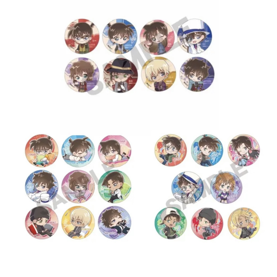 【拆包】日版名侦探柯南抱枕 跳跃 英伦 吧唧（盲盒产品）