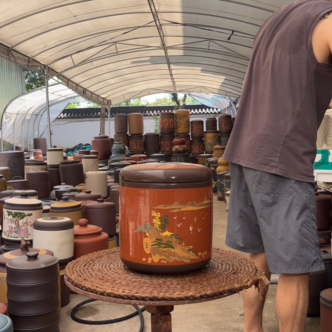 紫砂茶叶罐8 饼茶叶罐