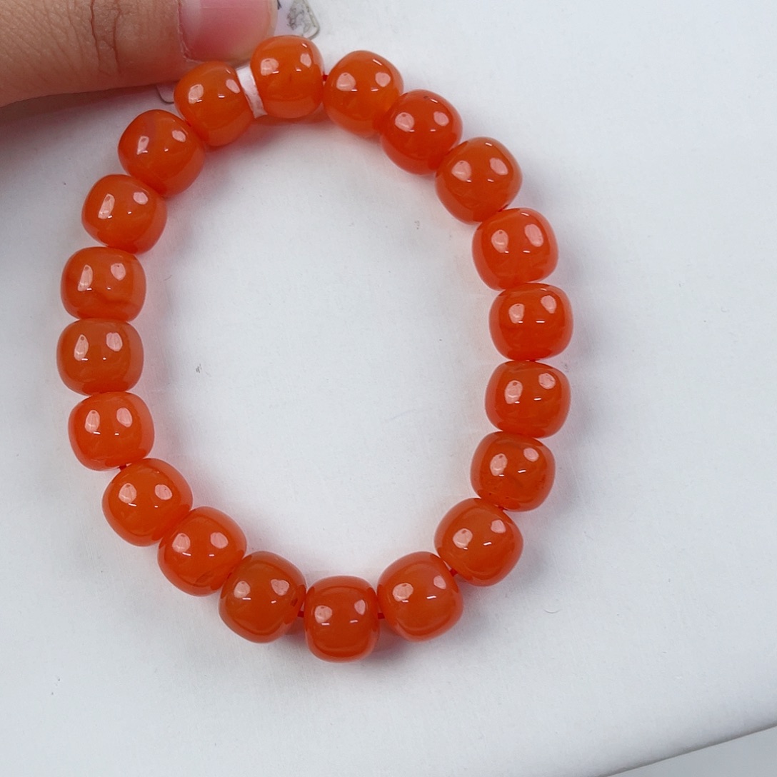 南红玛瑙保山滴水洞7a单圈11mm未镶嵌