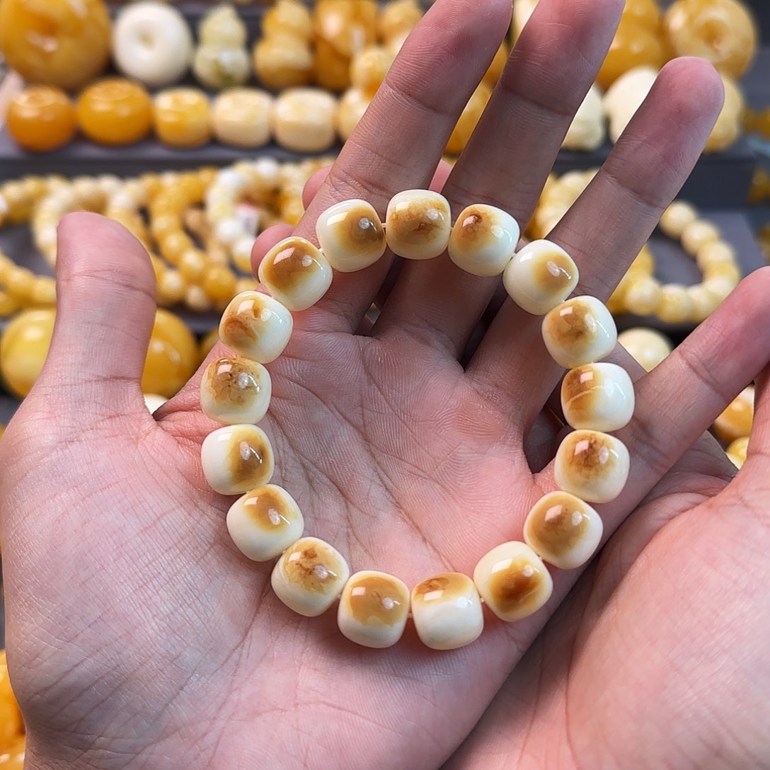 琥珀未镶嵌珠宝奇石13mm同料