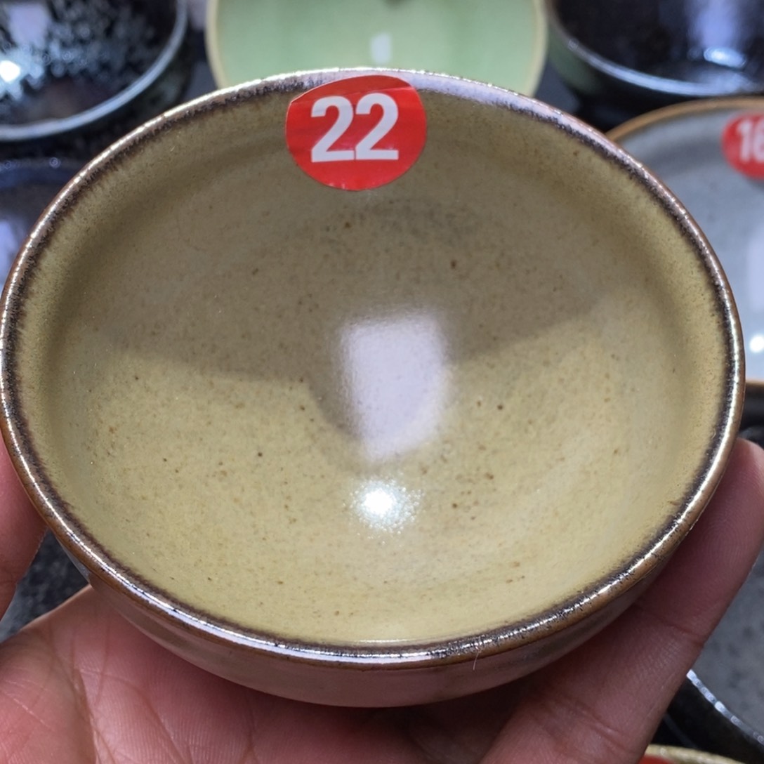 茶盏青御坊龙窑柴烧茶盏