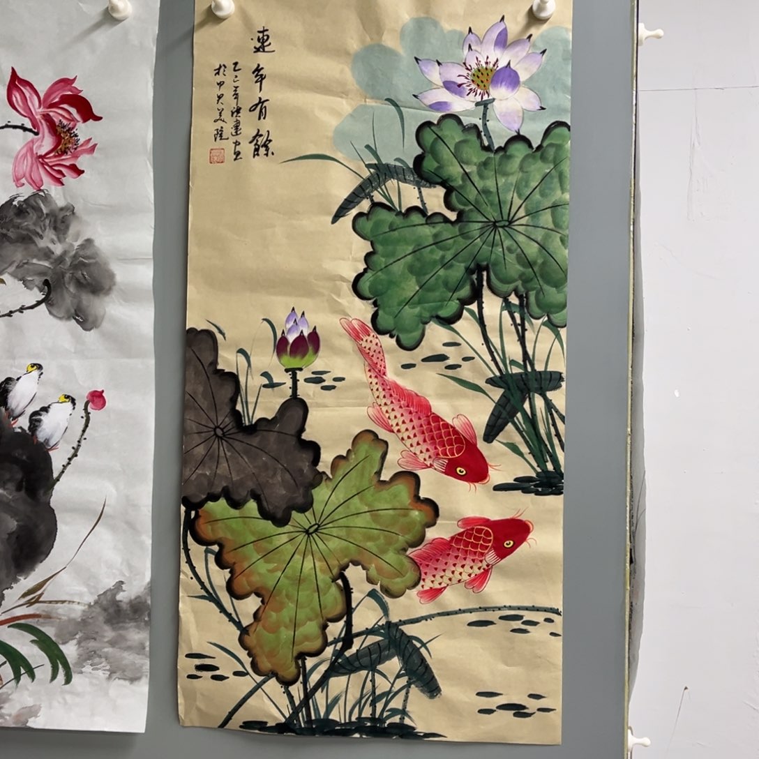 国画宣纸手绘，手工作品