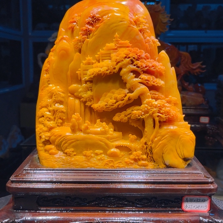 河***杰寿山石寿山石雕刻艺术品