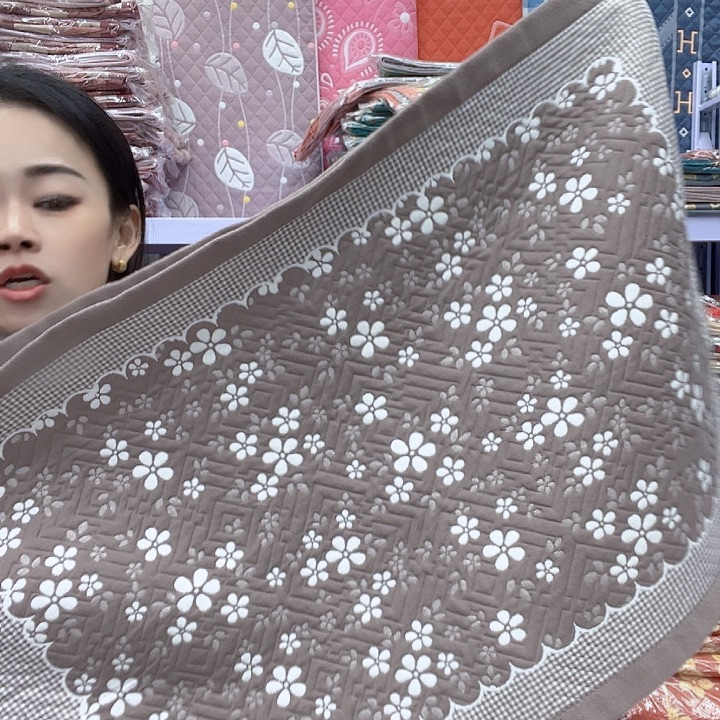 棉咖色雪花纯棉面料