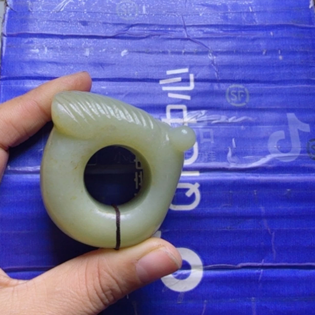 【闪购商品】和田玉戒指未镶嵌红**火