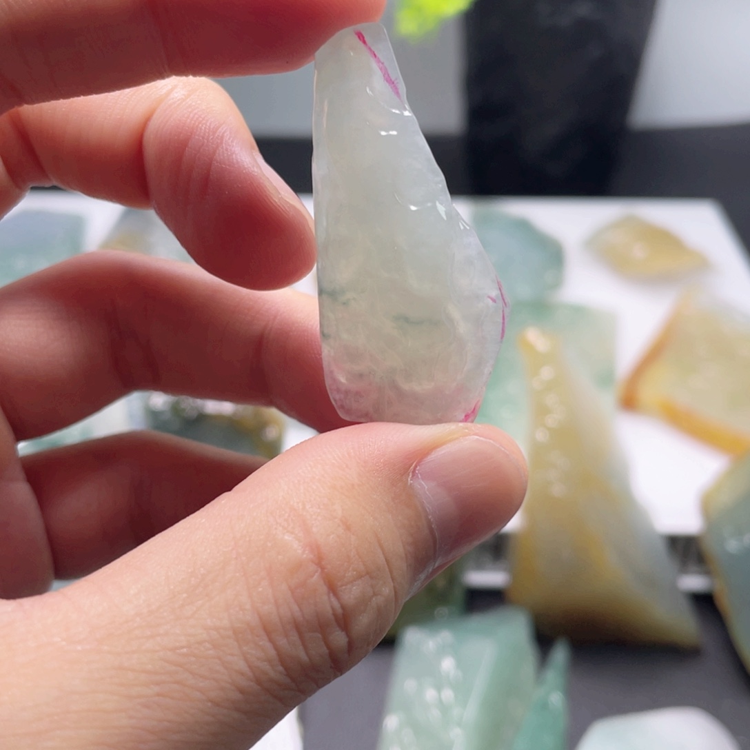 定制翡翠未镶嵌冰胶