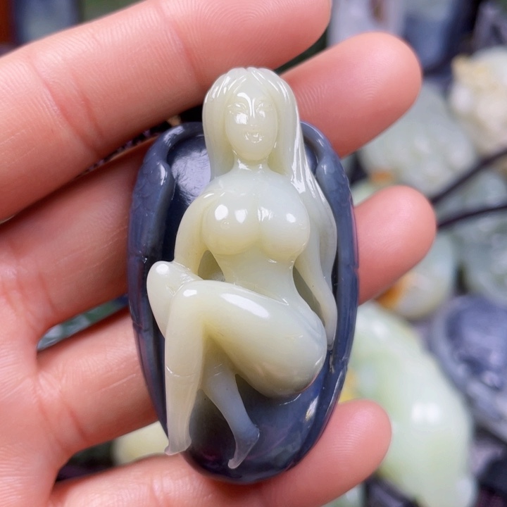 和田玉挂件未镶嵌