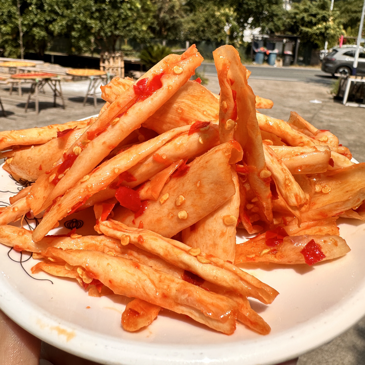 江西农家开胃咸辣辣萝皮下饭神器下稀饭  大刀萝卜皮 咸辣微苦