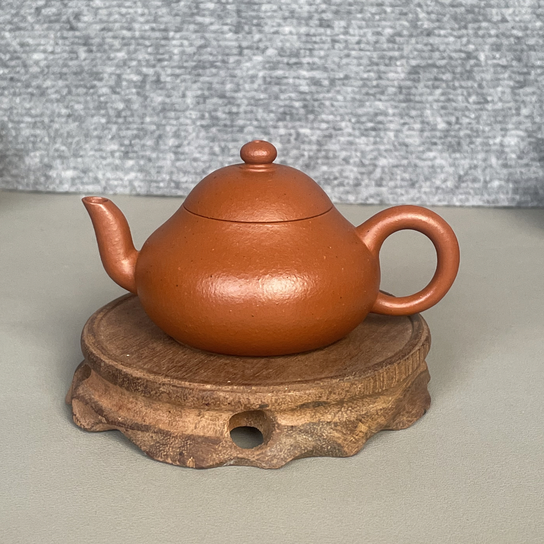 宜兴原矿生砂料小煤窑朱泥（手工制小矮梨108cc）