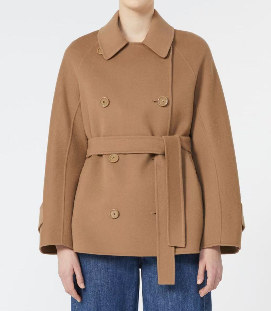 未使用 MaxMara Smaxmara系列26款秋冬爆款羊毛短款外套Louis