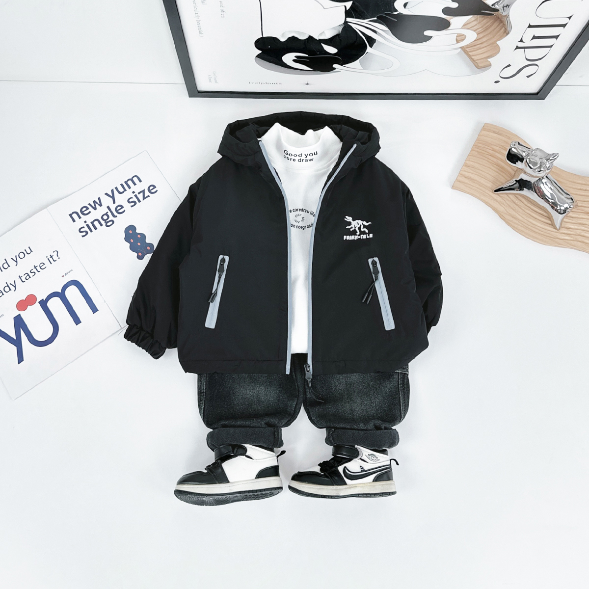 男童加厚外套秋冬款2024新秋冬装儿童 D-AC24188-1 悠悠童话童装