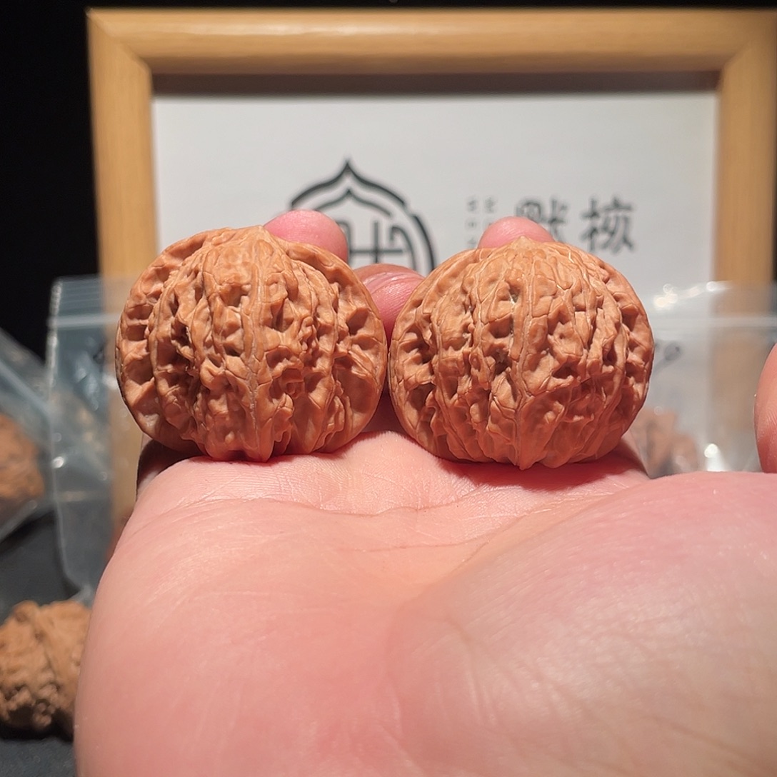 文玩核桃吊坠40全品磨盘