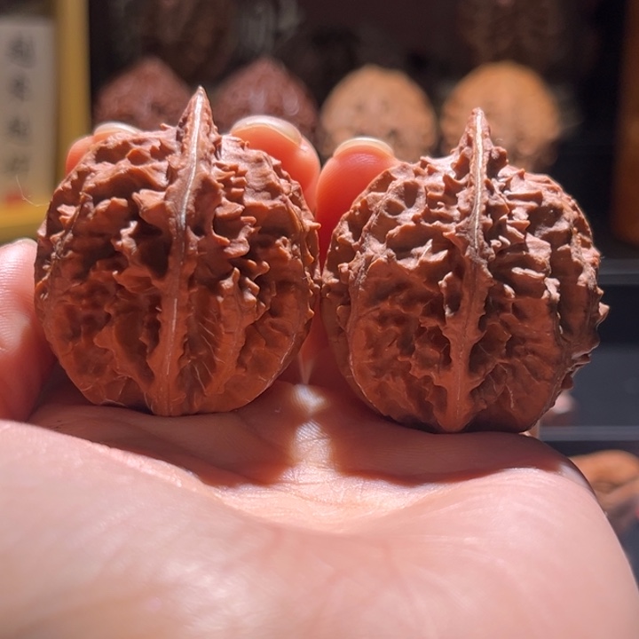 文玩核桃吊坠沙漠珊瑚26