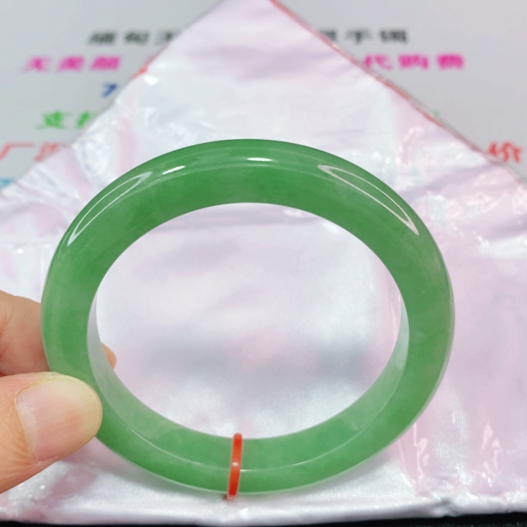 未镶嵌手镯翡翠56.8圈口正圈-高品质