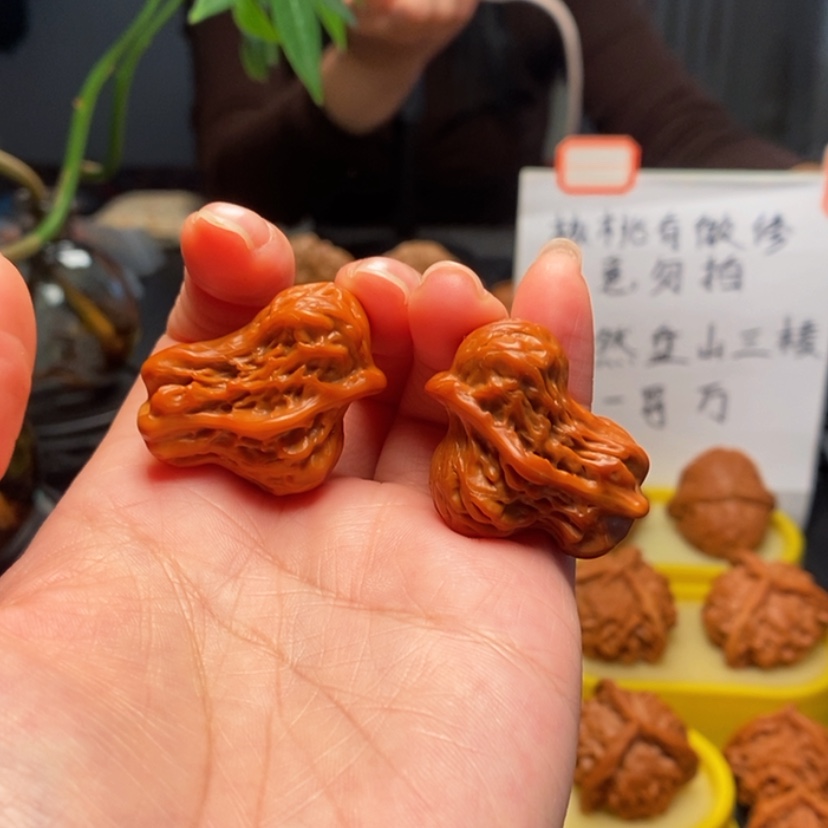 【闪购商品】把件桃核墨***爸2号小鸟