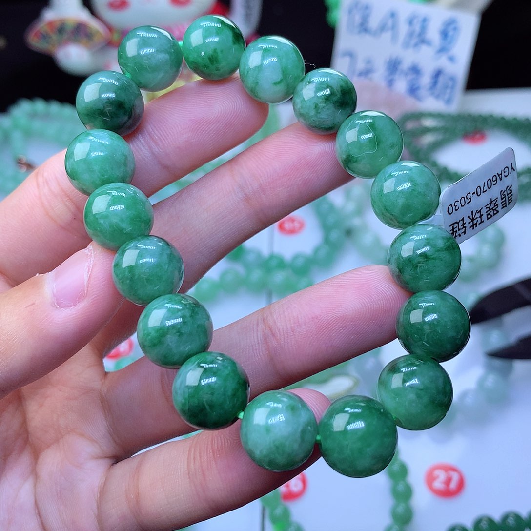 翡翠毛衣链未镶嵌