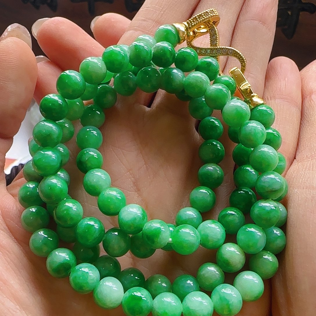 翡翠手链未镶嵌翡翠的2980