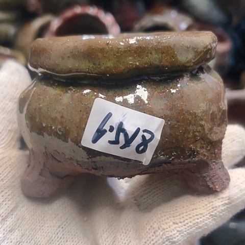 红陶粗陶花盆手工