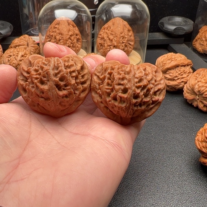 文玩核桃把件43全品无药灯