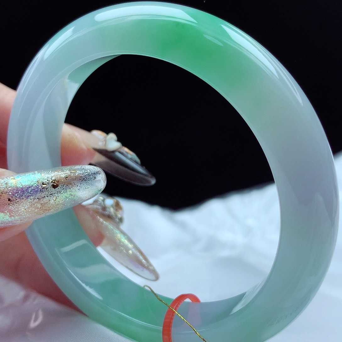 未镶嵌手镯翡翠55圈4655