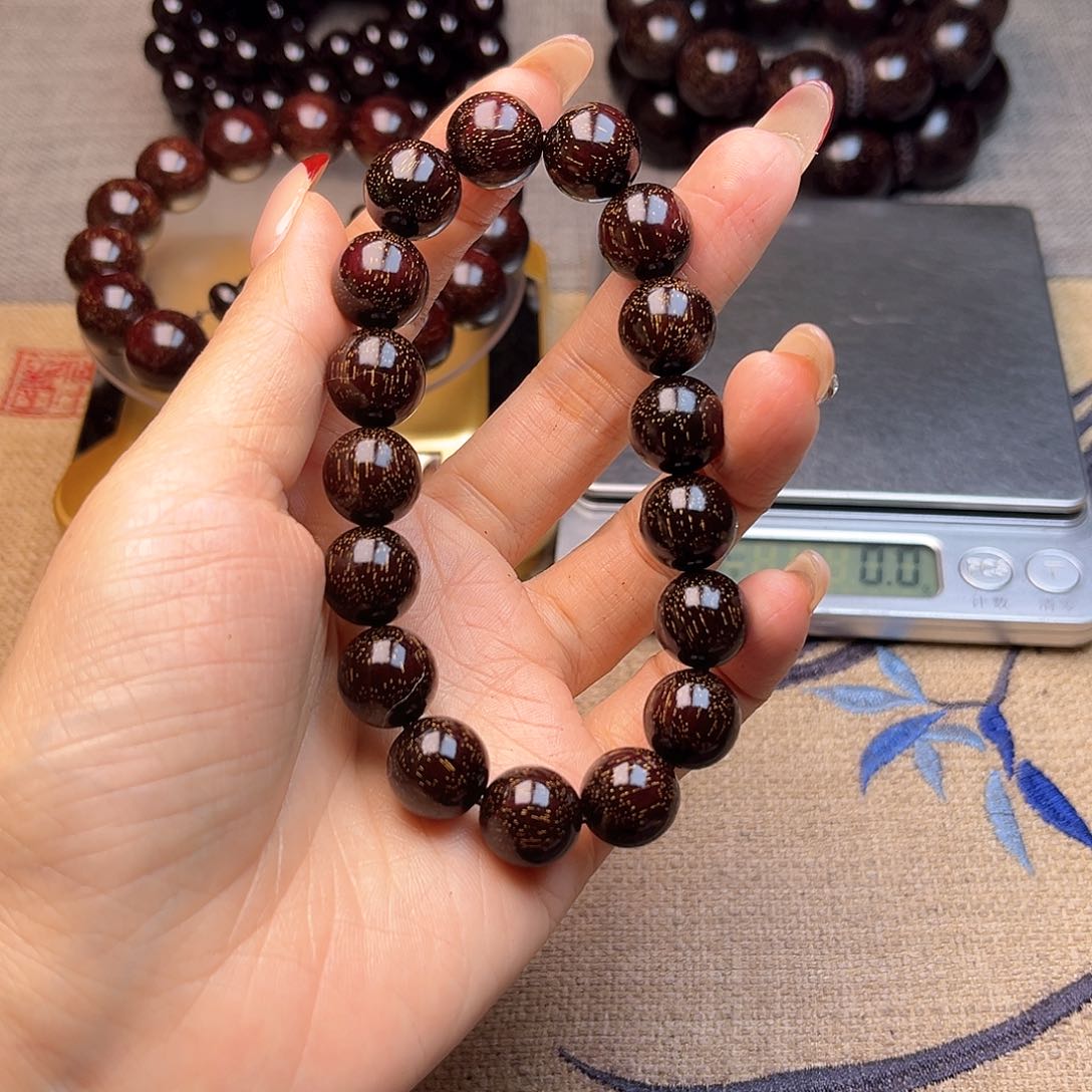 檀香紫檀（小叶紫檀）1.2单圈爆星