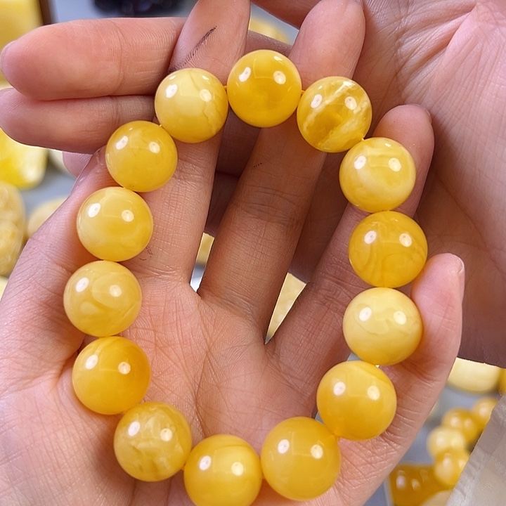 蜜蜡颈饰未镶嵌蜜蜡