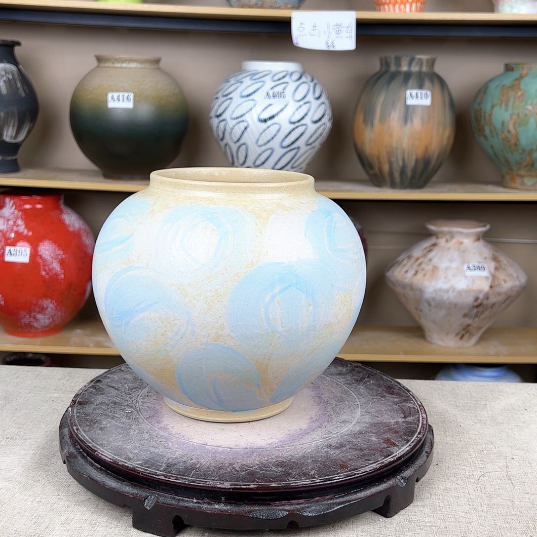 陶瓷59花瓶摆件创意的