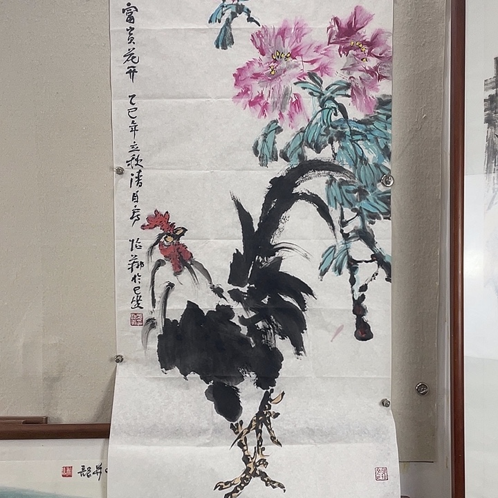 墨***白书法陕西老师作品