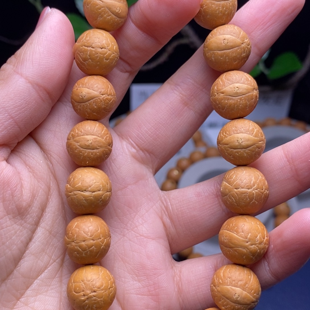 凤眼菩提吊坠13.5手串