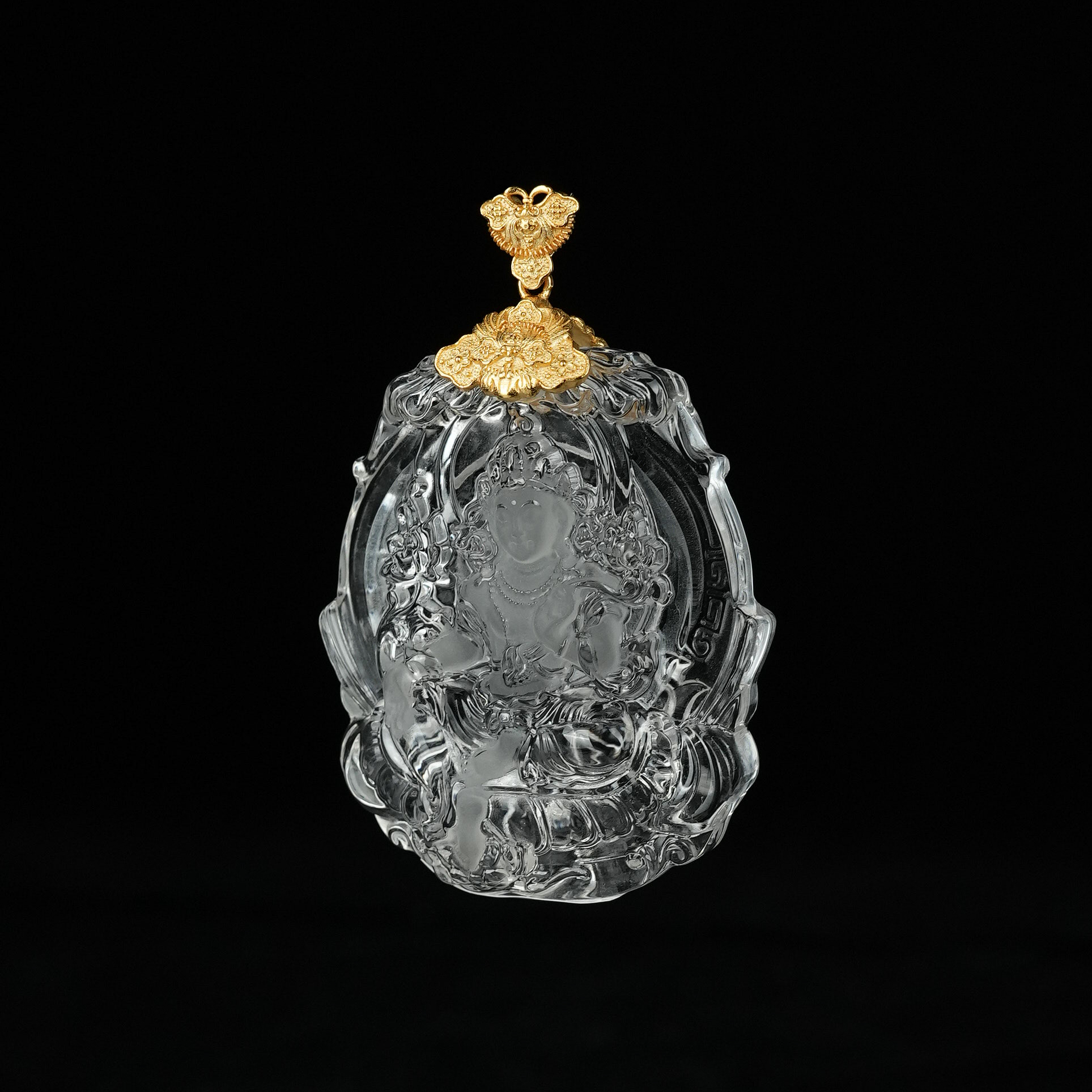 R*白水晶度母吊坠@WLG42021960@送高货绳和肖邦链