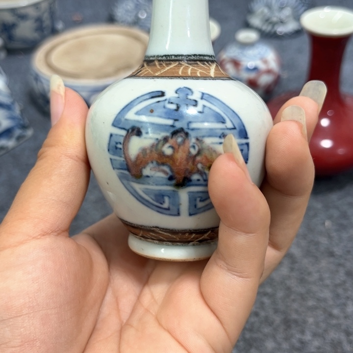 摆件引*子景德镇陶瓷艺术品