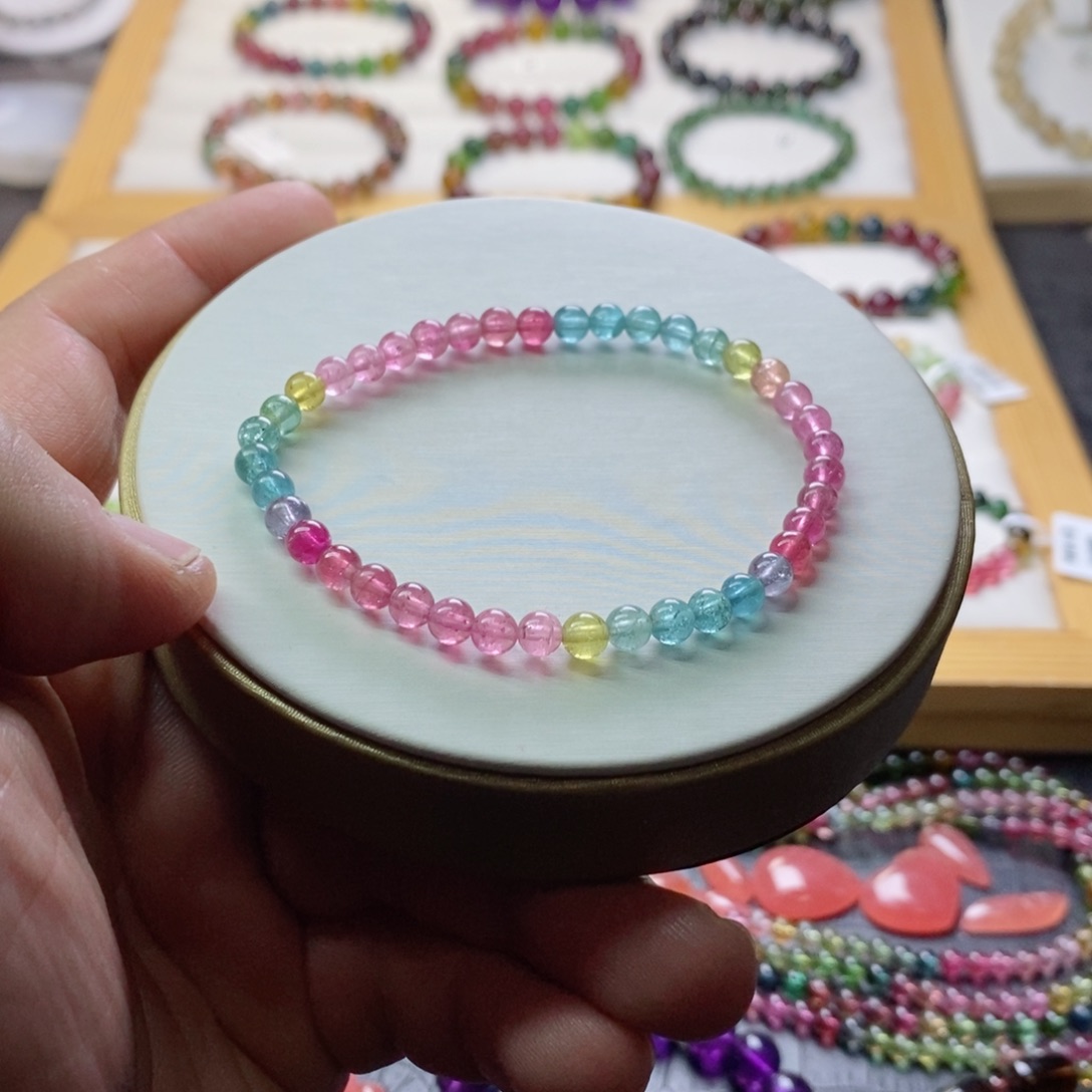 碧玺碧玺手链未镶嵌