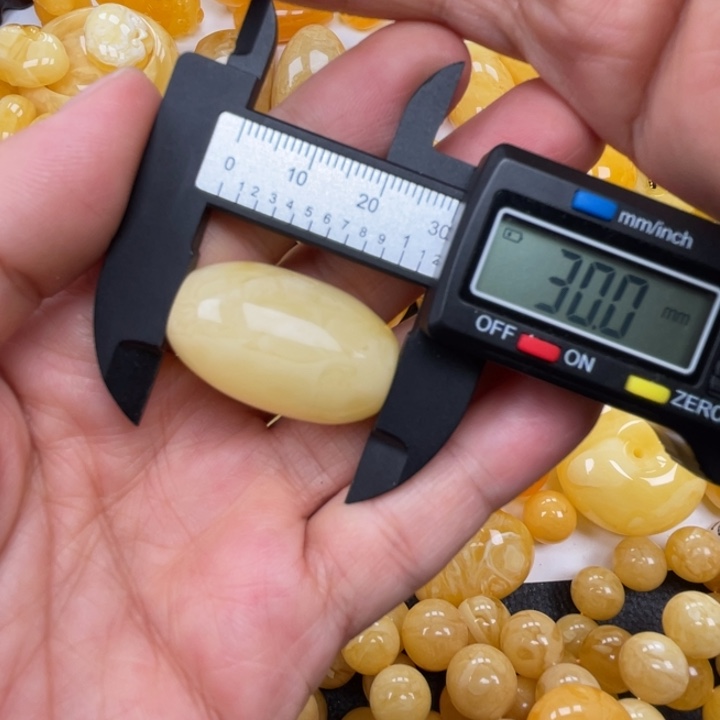 裸石蜜蜡未镶嵌蜜蜡珠