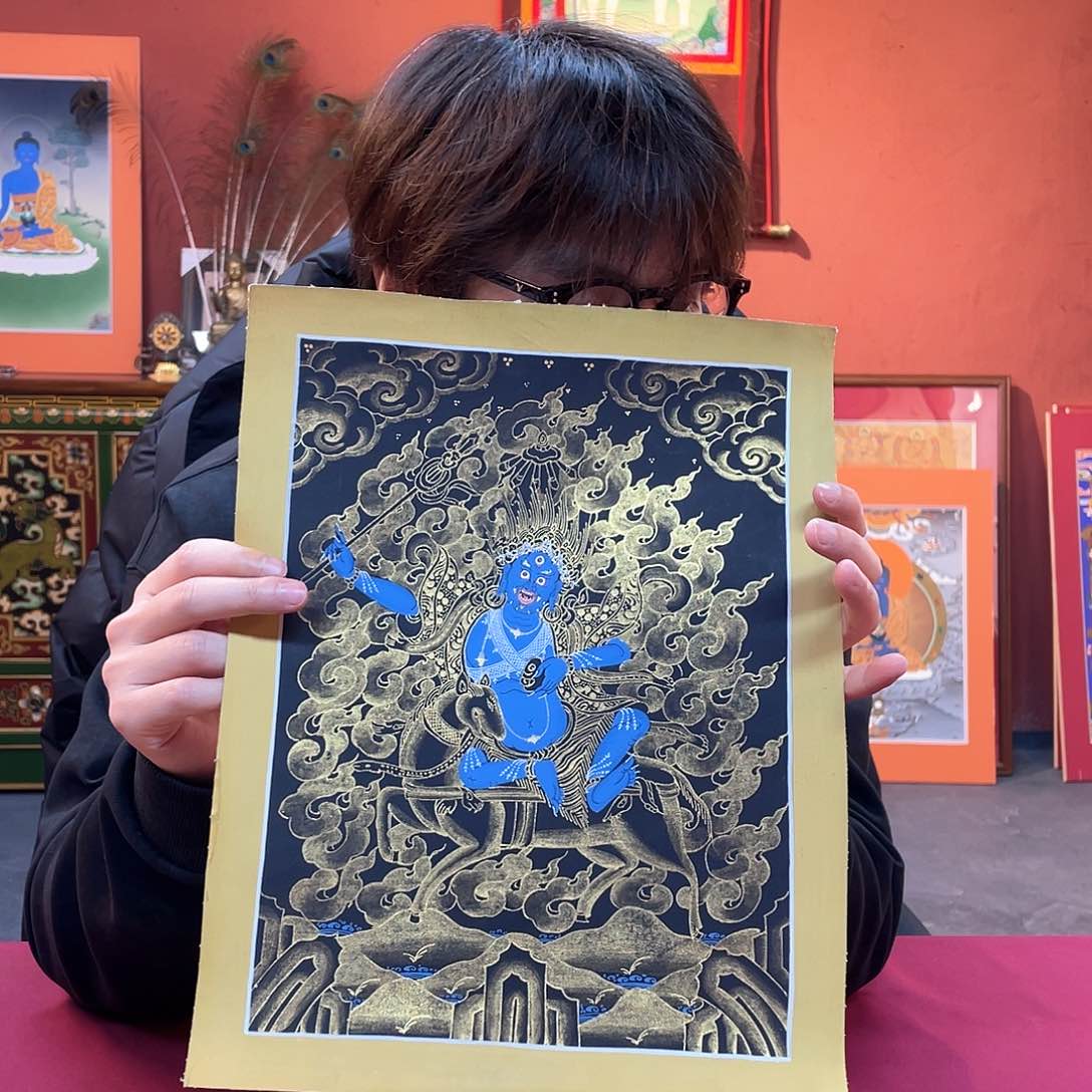 装裱画22×30吉祥纯手绘