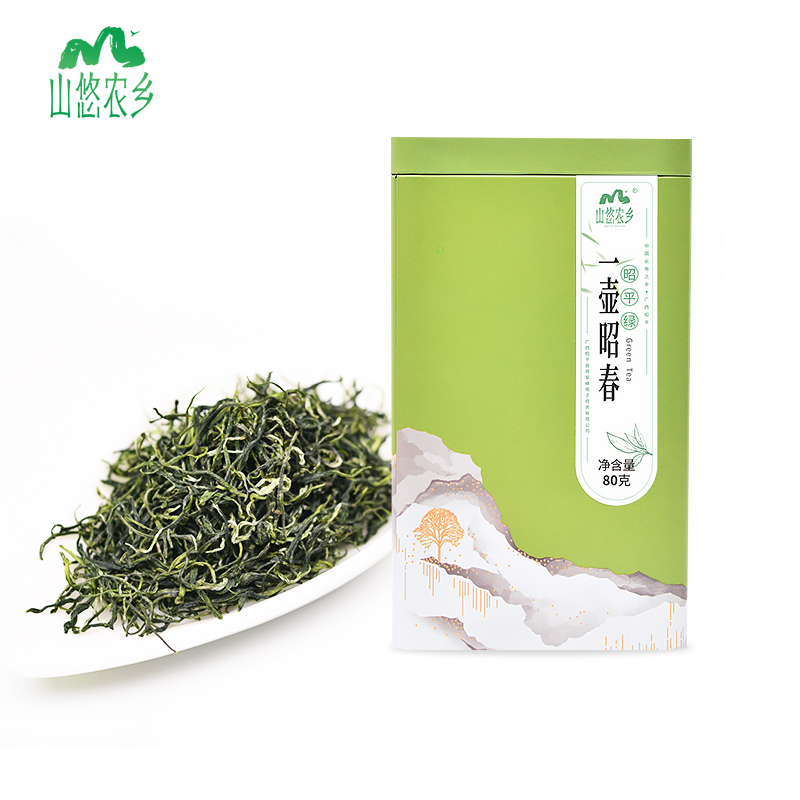 山悠农乡一壶昭春2025明前高山茶有机绿茶罐装茶