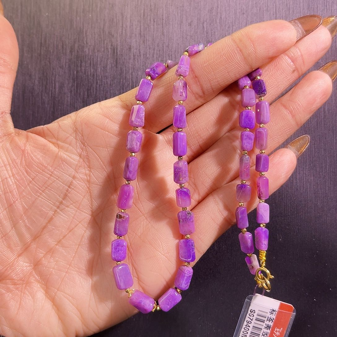 苏纪石（舒俱来）项链k金未镶嵌