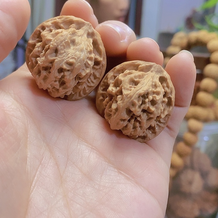 【闪购商品】文玩核桃把件30.5迷你苹果