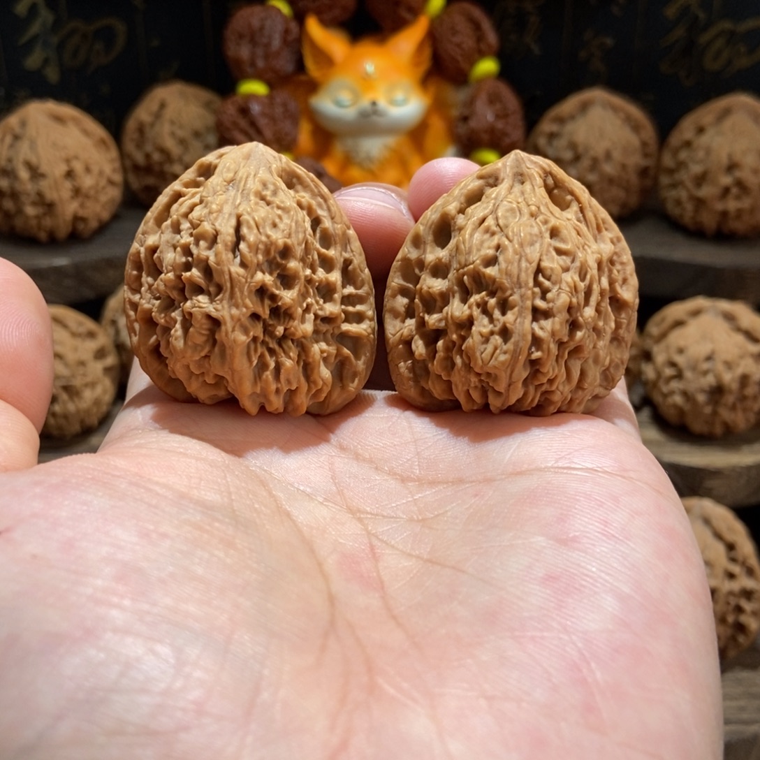 把件文玩核桃涿鹿南将石肚差尺