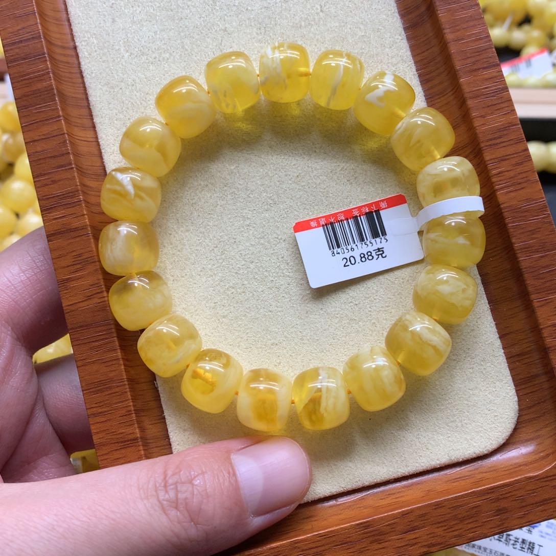 琥珀手链未镶嵌蜜蜡