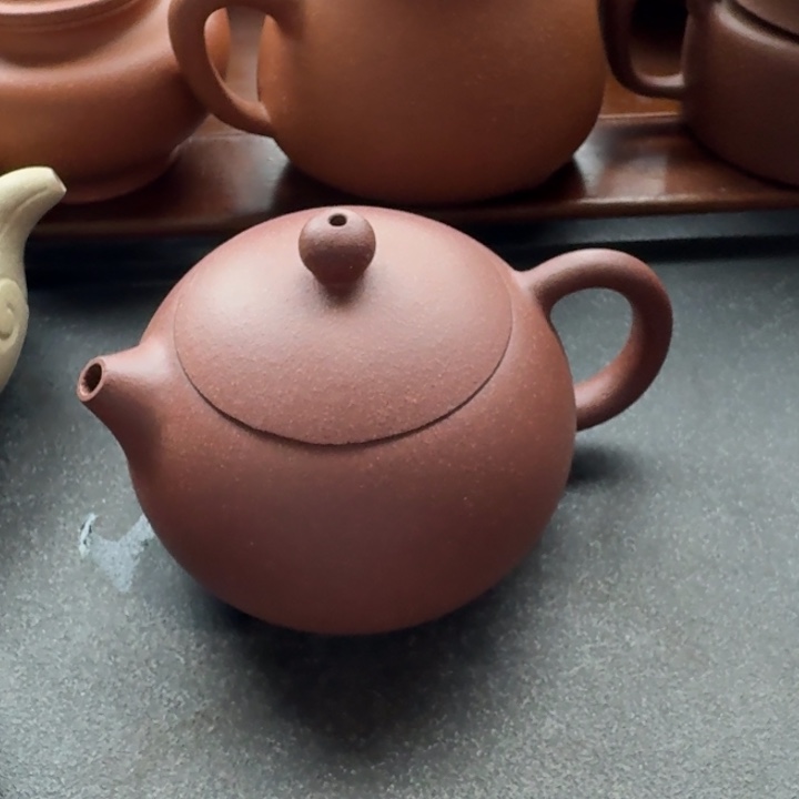 茶杯紫砂紫泥西施200c c