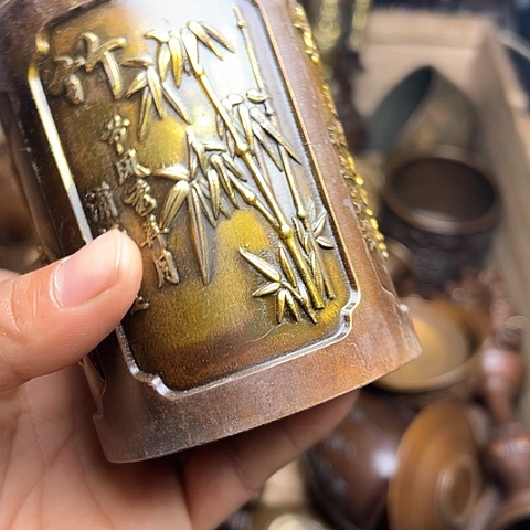 铜制工艺把玩摆件