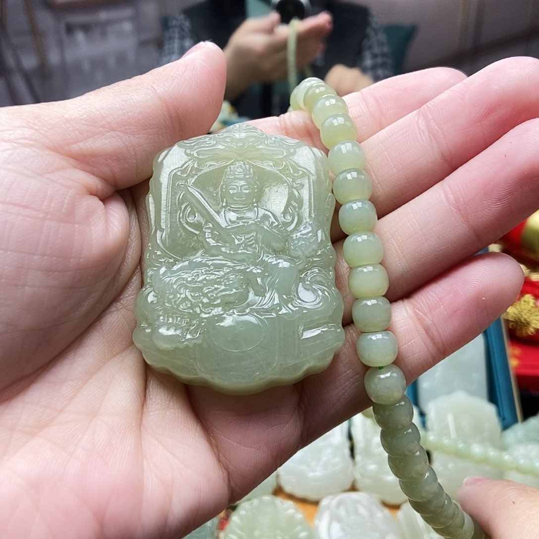 和田玉颈饰未镶嵌用****6