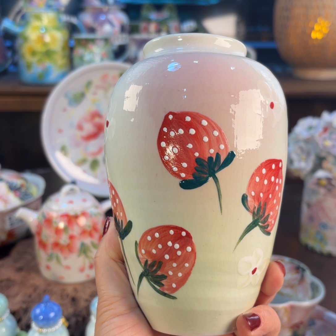 景德镇手绘高温釉下彩陶瓷茶具