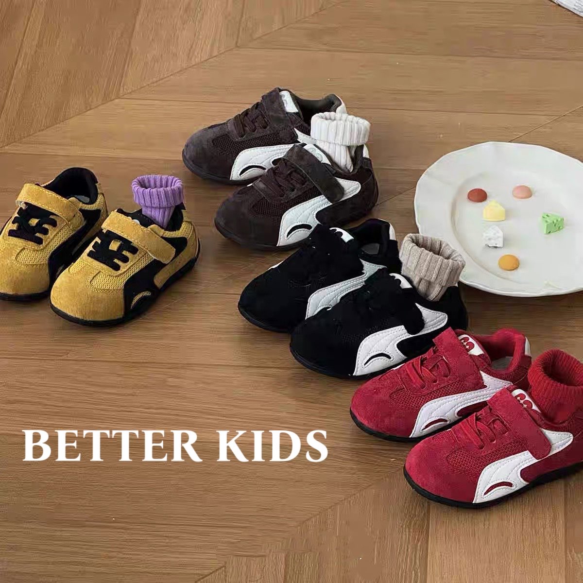 BETTER KIDS/好孩子儿童板鞋男童运动鞋2025春秋季新女童休闲单鞋