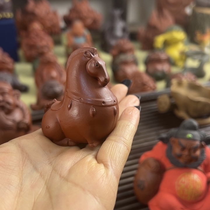 紫砂茶宠紫砂唐马