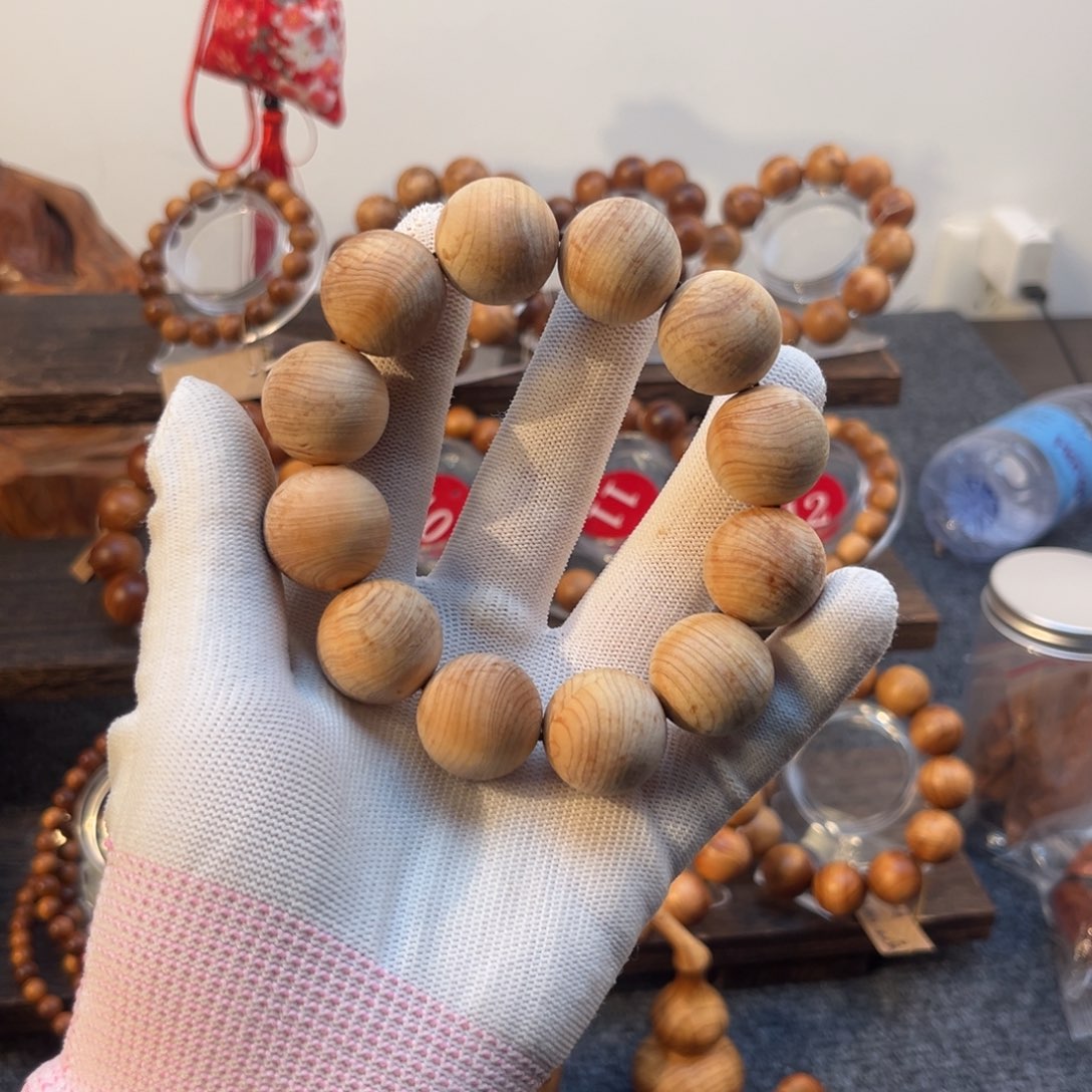 柏木（崖柏）手串/手链2.0毛珠子