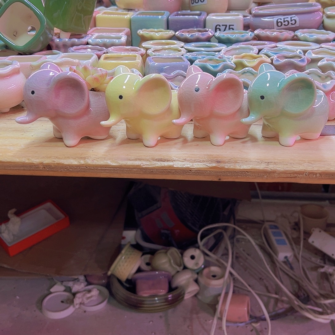 陶瓷花盆当场凑满12包邮