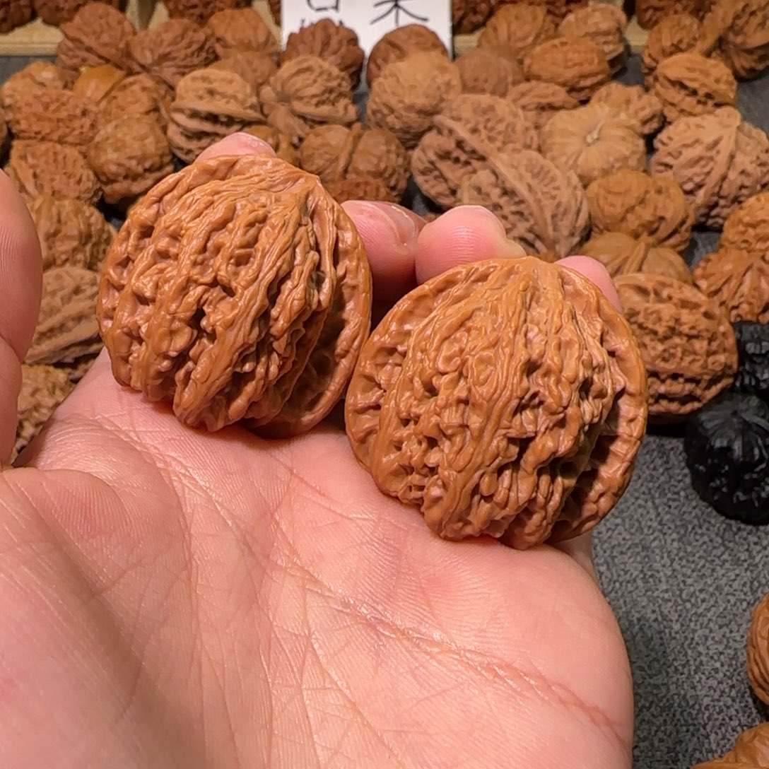 把件文玩核桃38尺微调密纹