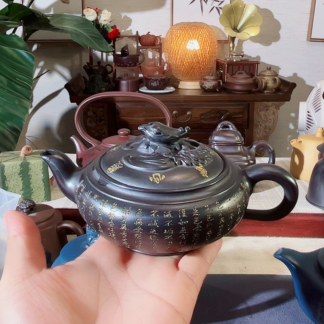 紫砂茶壶宜兴紫砂壶收藏起来