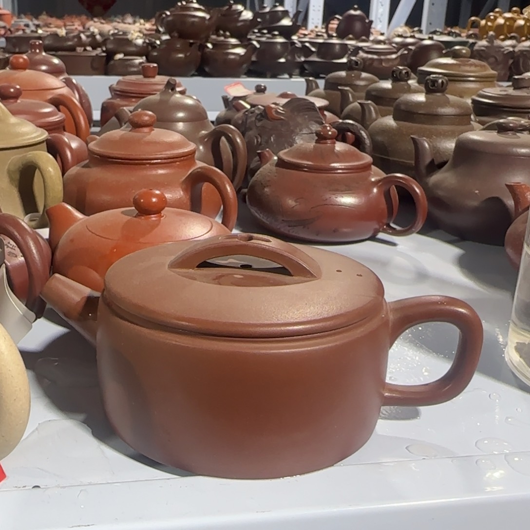 紫砂茶壶底槽清汉瓦